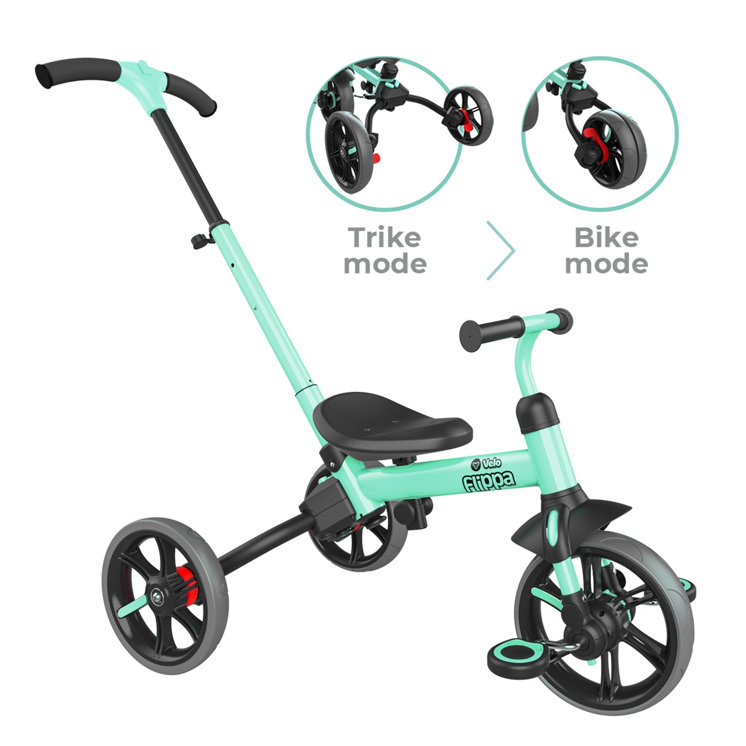 Yvolution - Y Velo Flippa 4-in-1 - Green