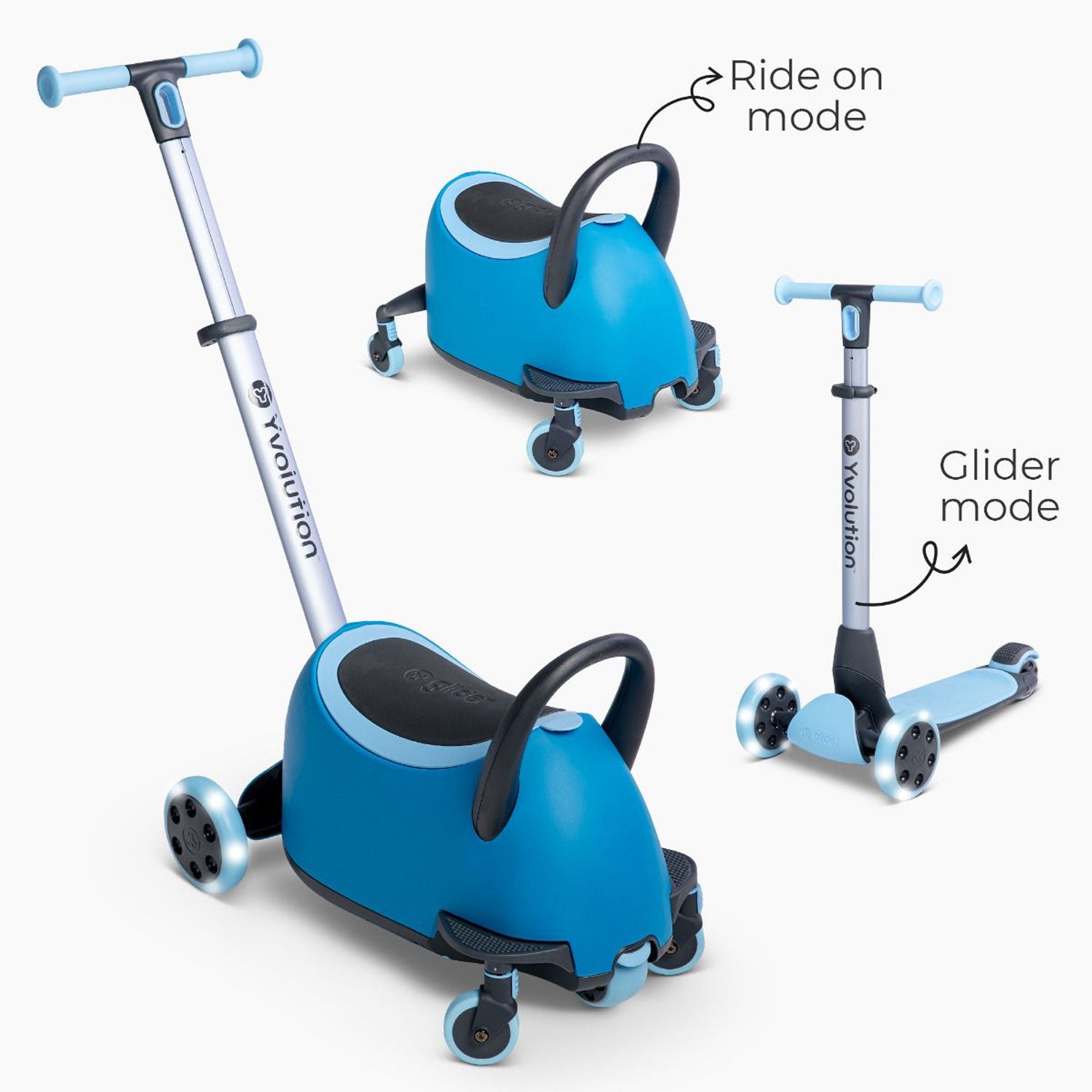 Yvolution Y Glider Luna 5-in-1 Scooter