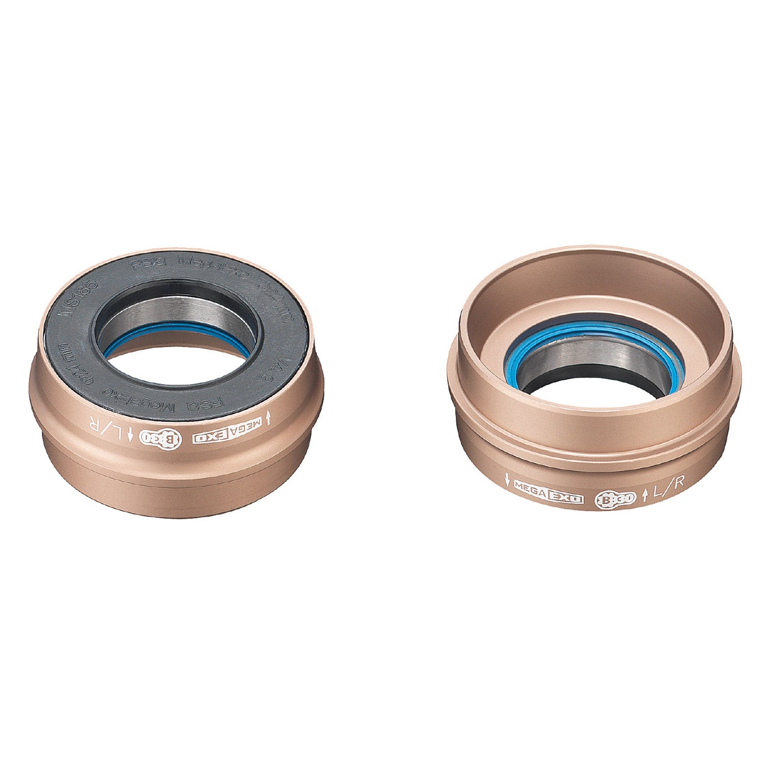 FSA BB30 To M/Exo Adapter 68 Chrome Carbon