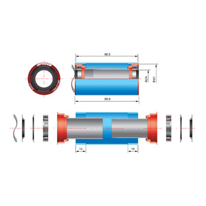 FSA BB CK M/EXO To PF86 CF86/SLE/CZ