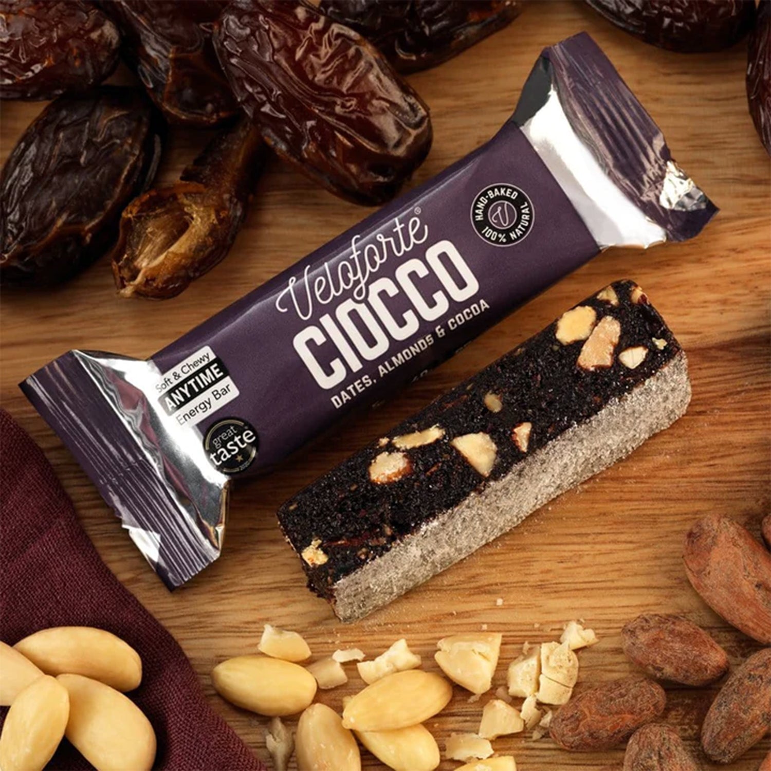 Veloforte Ciocco Energy Bar (9 x 62g)