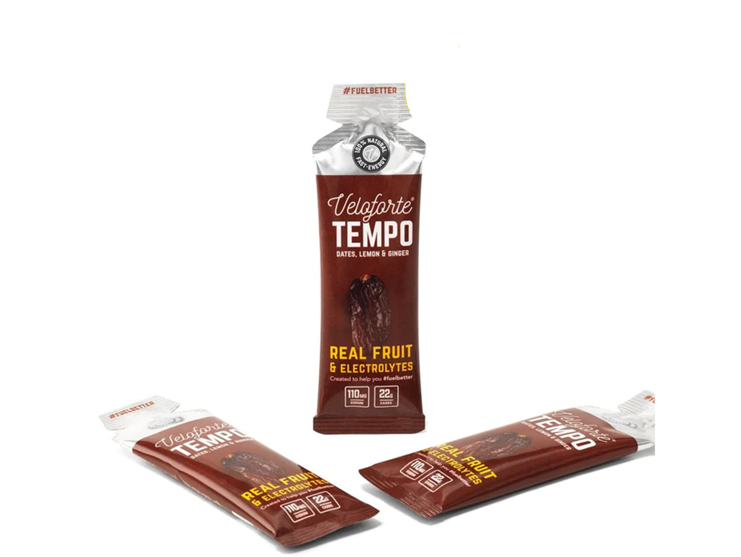 Veloforte Tempo - Natural Energy Gel (9 x 33g)