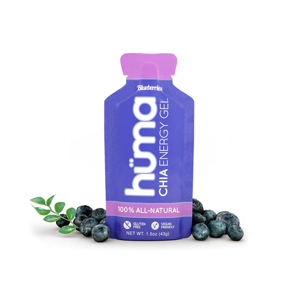 Huma Energy Gels Original Blueberries (24 x 36g)