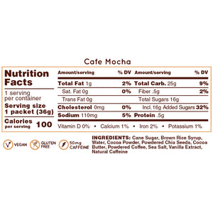 Huma Energy Gels Original Cafe Mocha (24 x 36g)