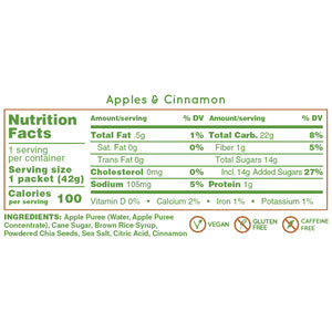 Huma Energy Gels Original Apple & Cinnamon (24 x 36g)
