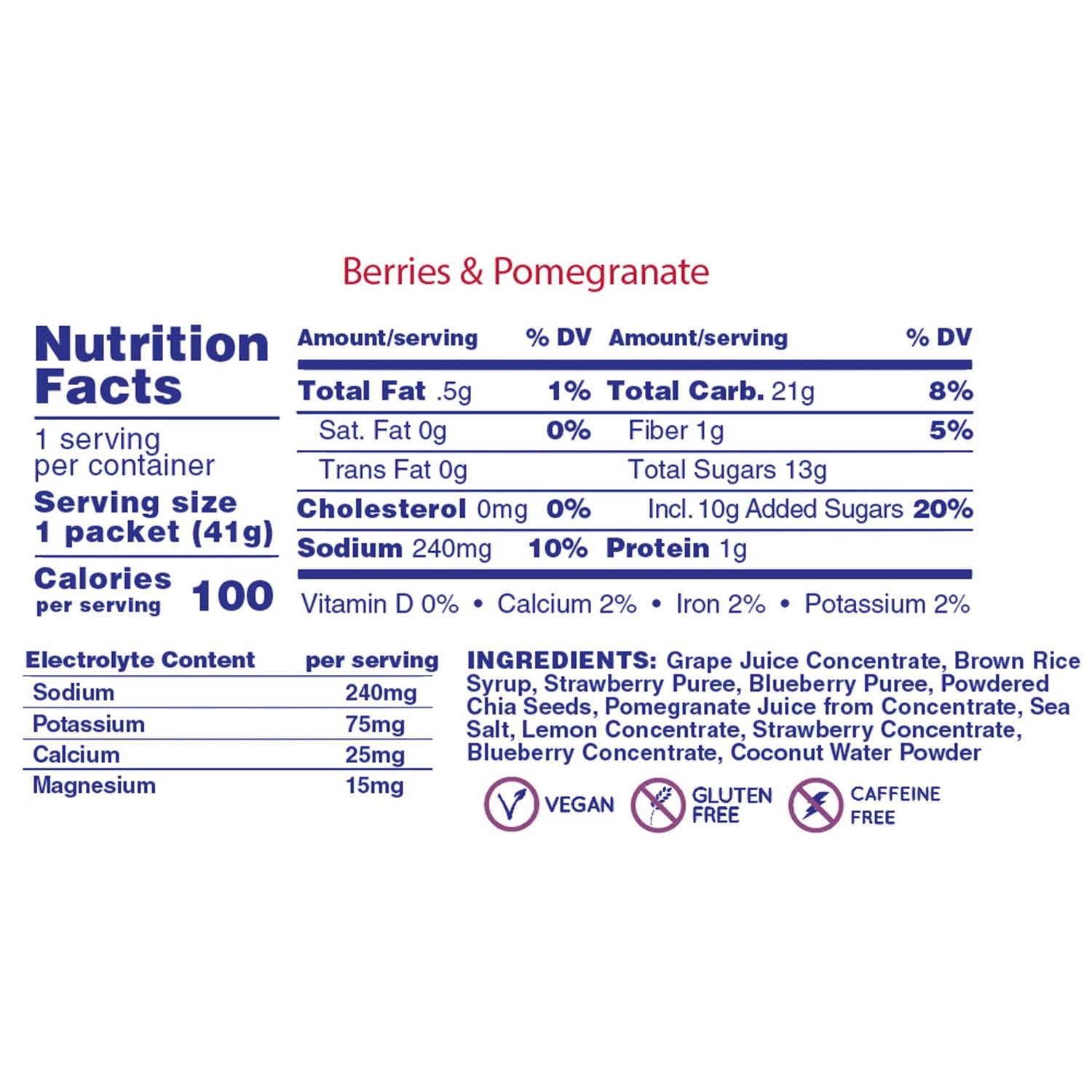 Huma Energy Gels Plus Berries Pomegranate (24 x 36g)