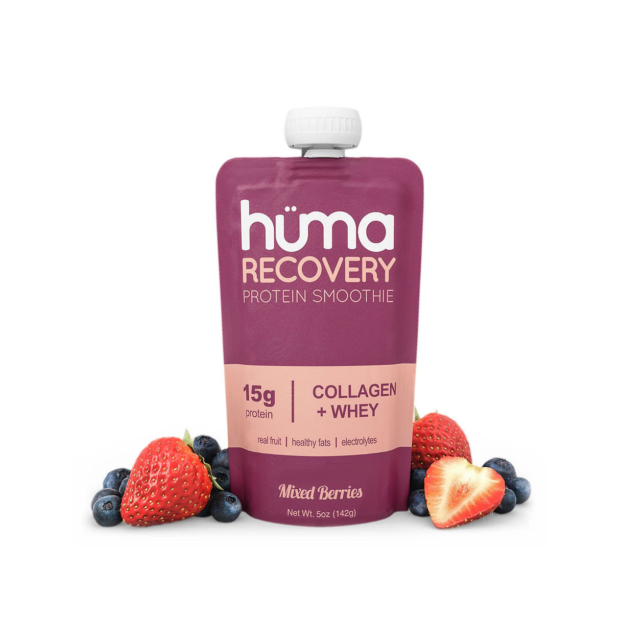 Huma Recovery Protein Smoothie Mixed Berries (24 x 36g)