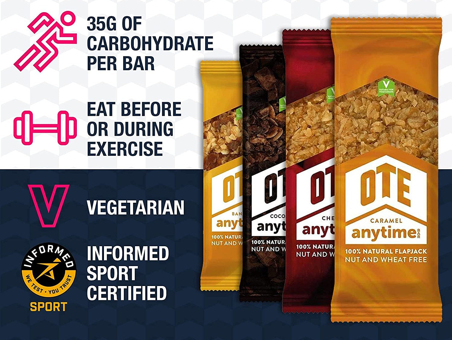 OTE Sports Anytime Bar - Caramel