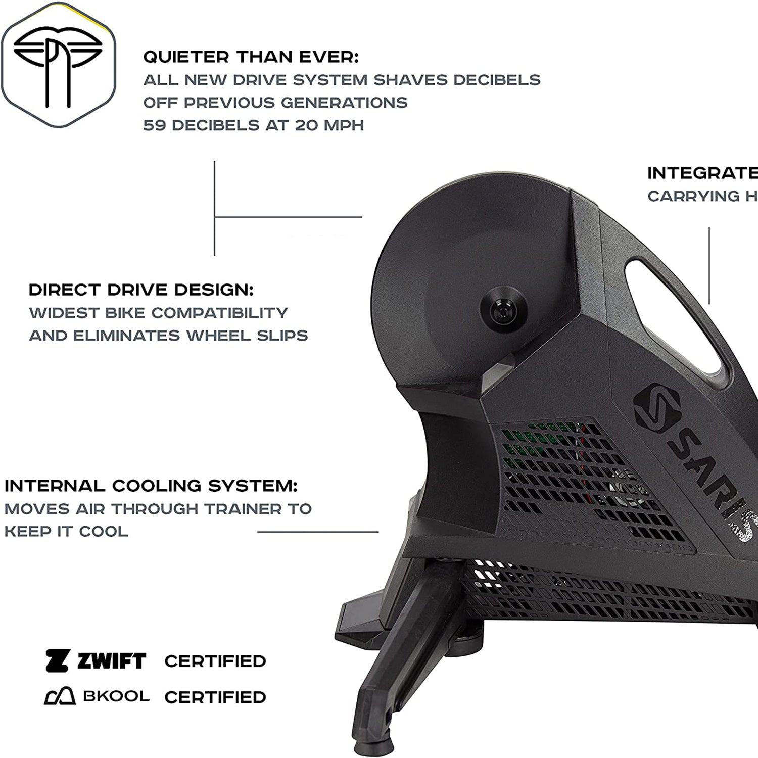 Direct Drive Quietest Wheel On Smart Trainer Smart Trainer Cycling