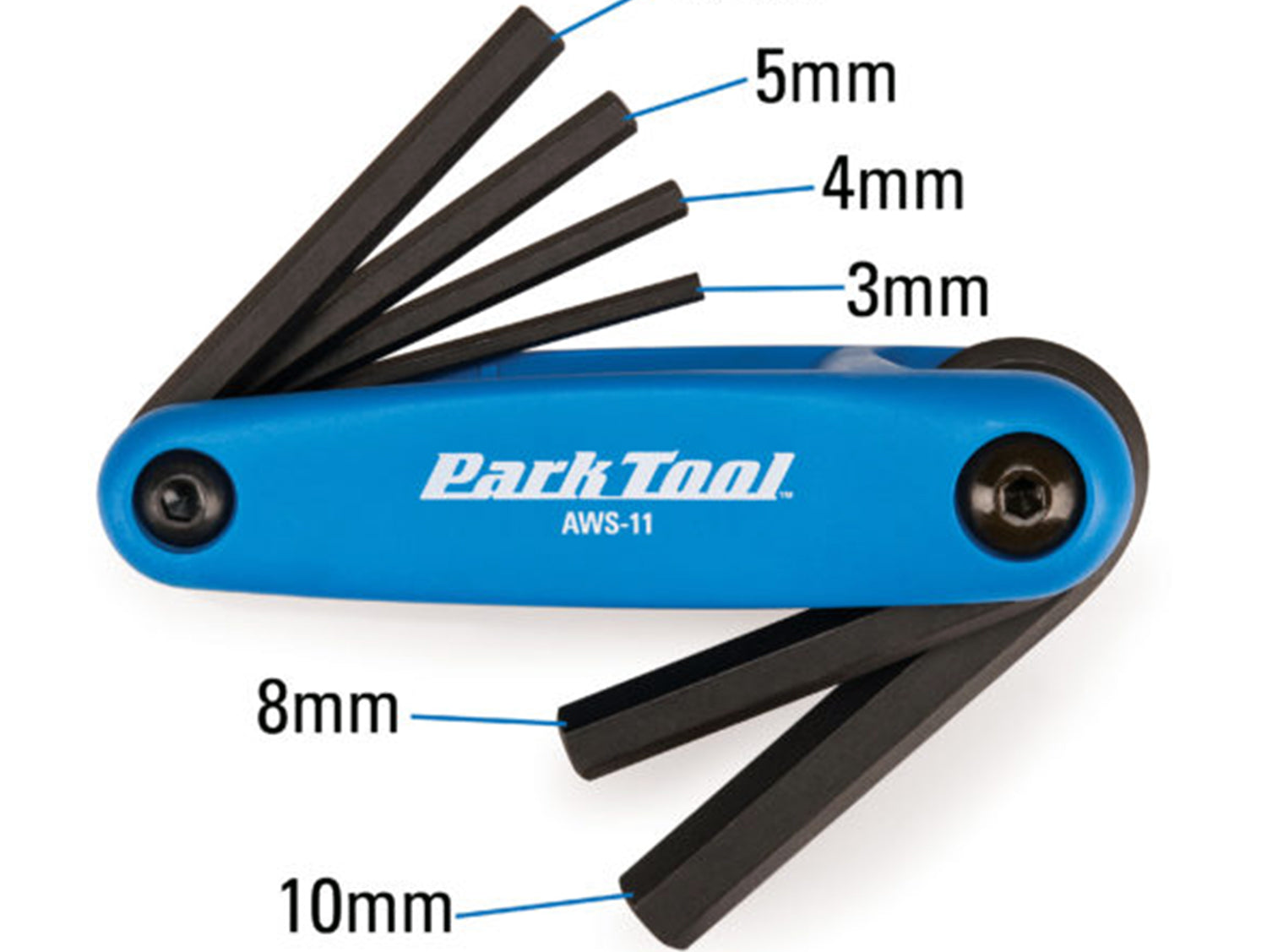 Park Tool Fold-Up Hex Wrench AWS-11