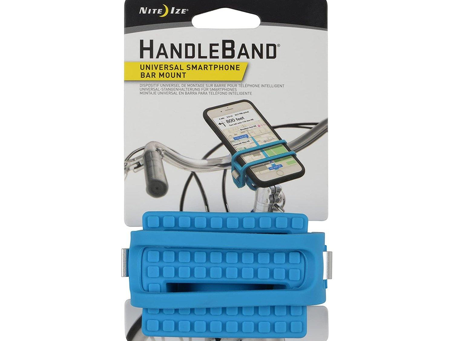 Nite Ize HandleBand® Universal Smartphone Bar Mount - Blue - Cycle Souq 