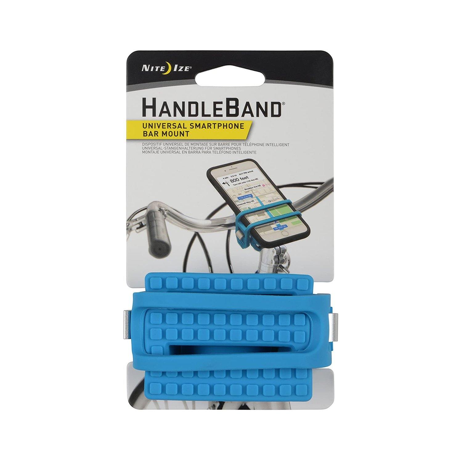 Nite Ize HandleBand® Universal Smartphone Bar Mount - Blue - Cycle Souq 