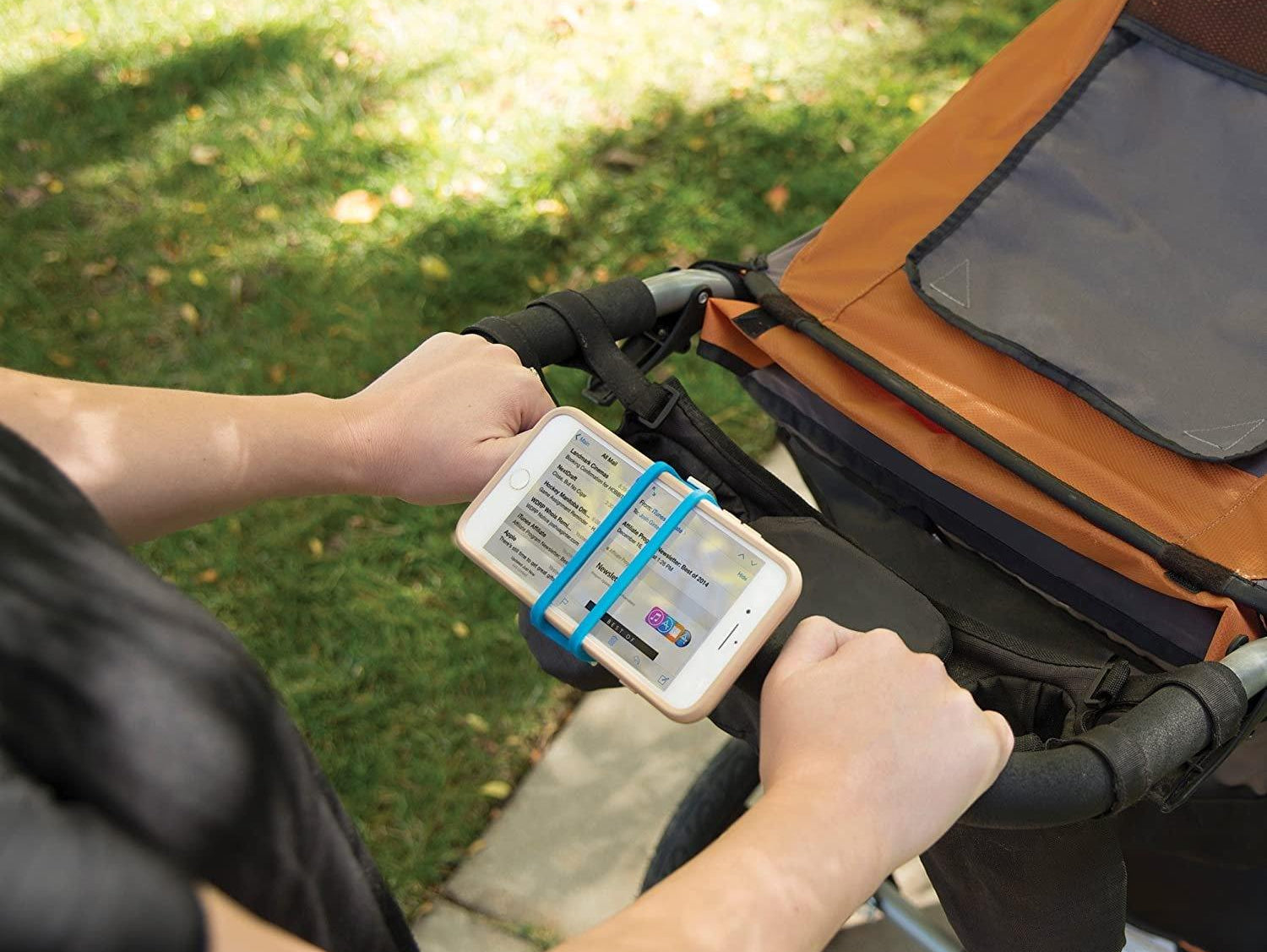 Nite Ize HandleBand® Universal Smartphone Bar Mount - Blue - Cycle Souq 