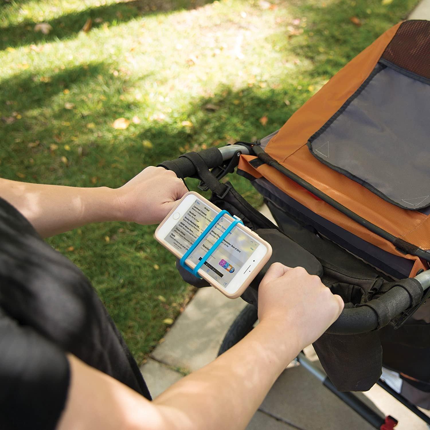 Nite Ize HandleBand® Universal Smartphone Bar Mount - Blue - Cycle Souq 