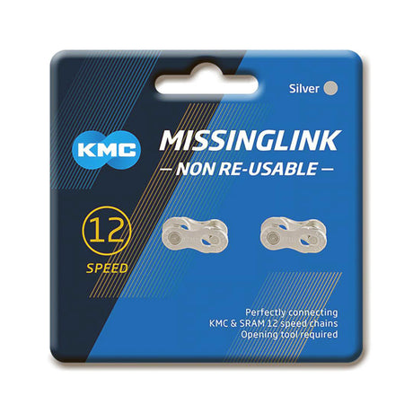KMC CL552 Missing Link 12 Speed Silver 2 Pairs