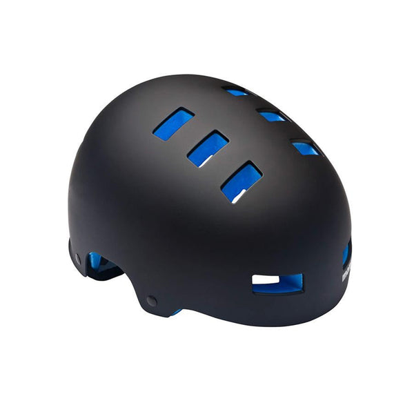 Mongoose Youth Black Hardshell Helmet - Blue Foam