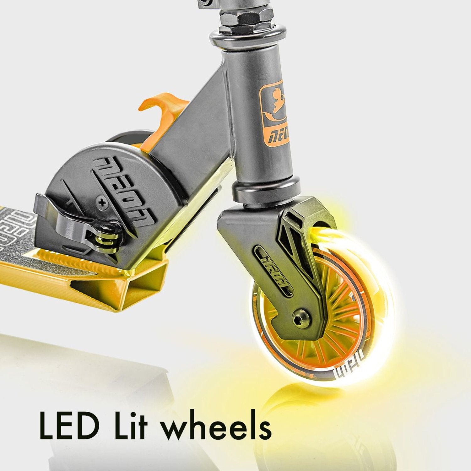 Neon Vector LED Light-up Lightweight Kids Scooter