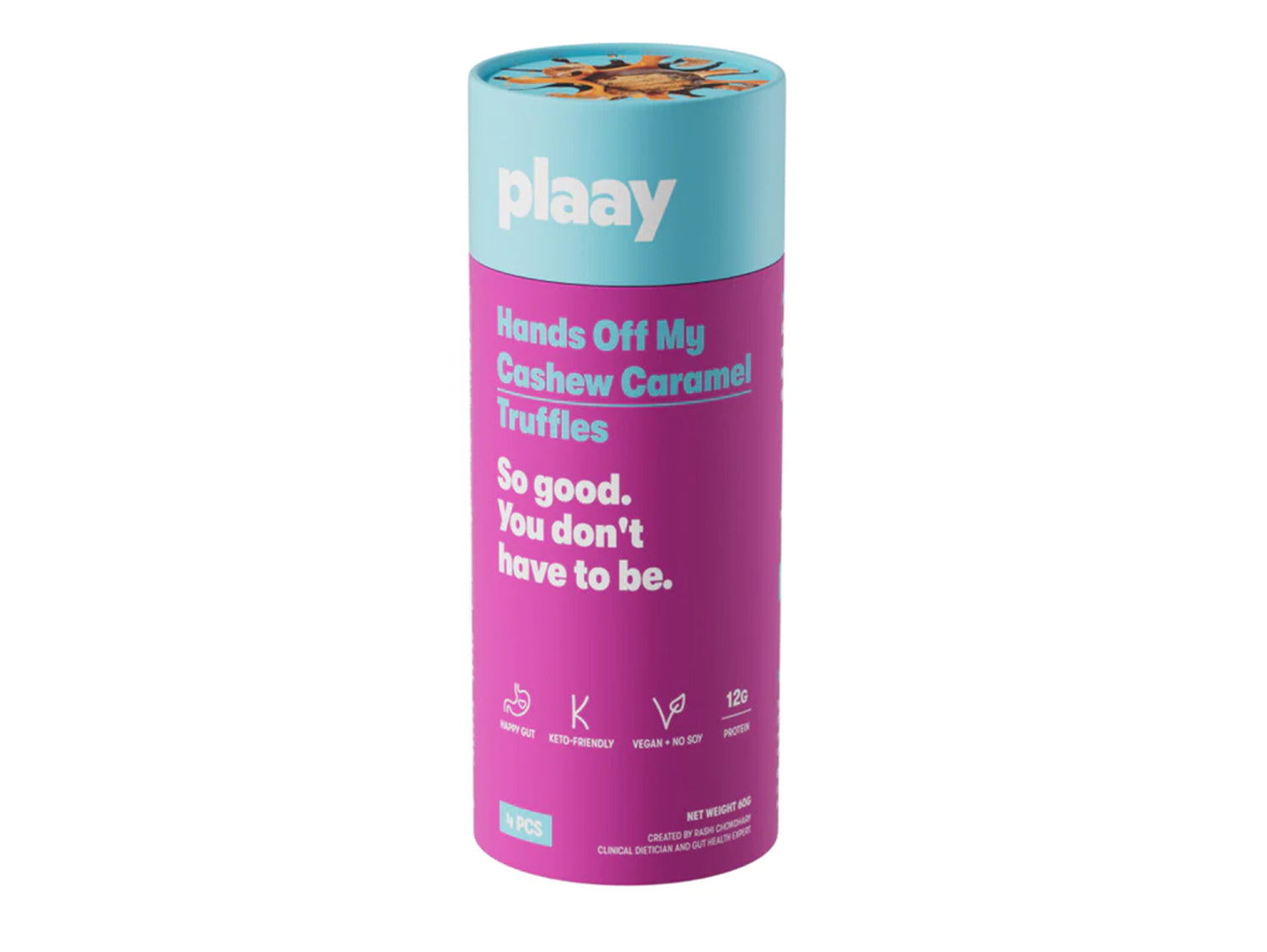 Plaay Cashew Caramel Truffles (10 x 60g)