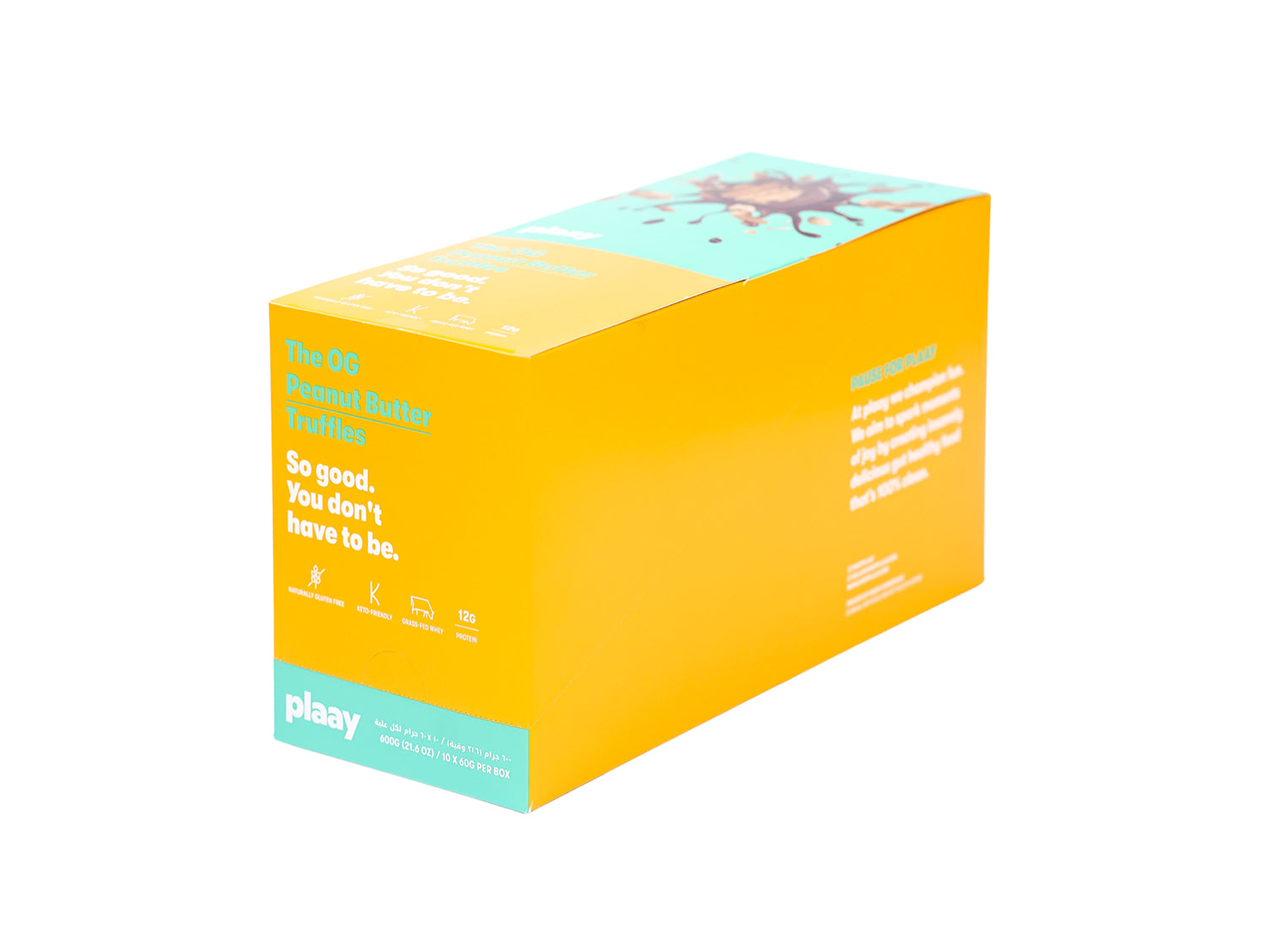 Plaay Peanut Butter Truffles (10 x 60g)