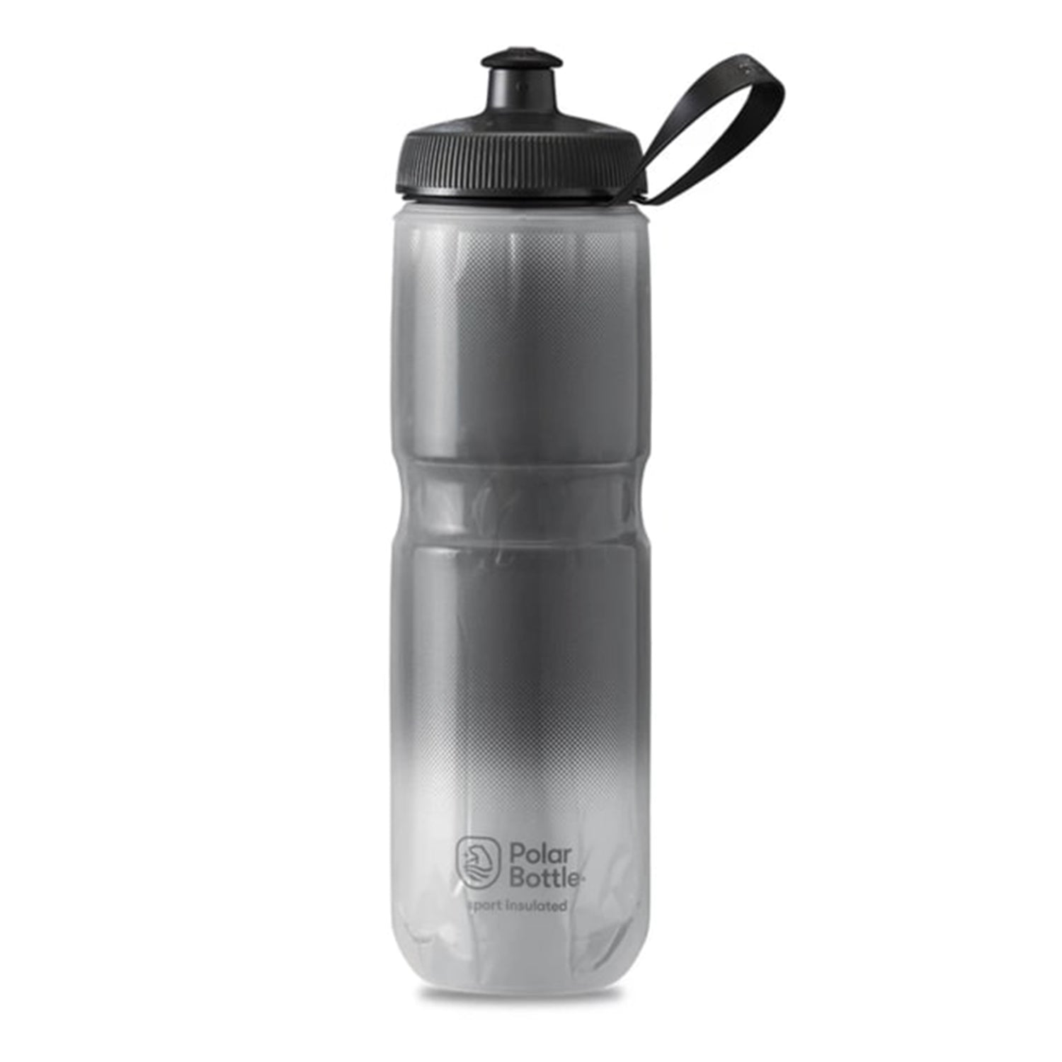 Polar Bottle Sport Fade Insulated - Charcoal/Silver