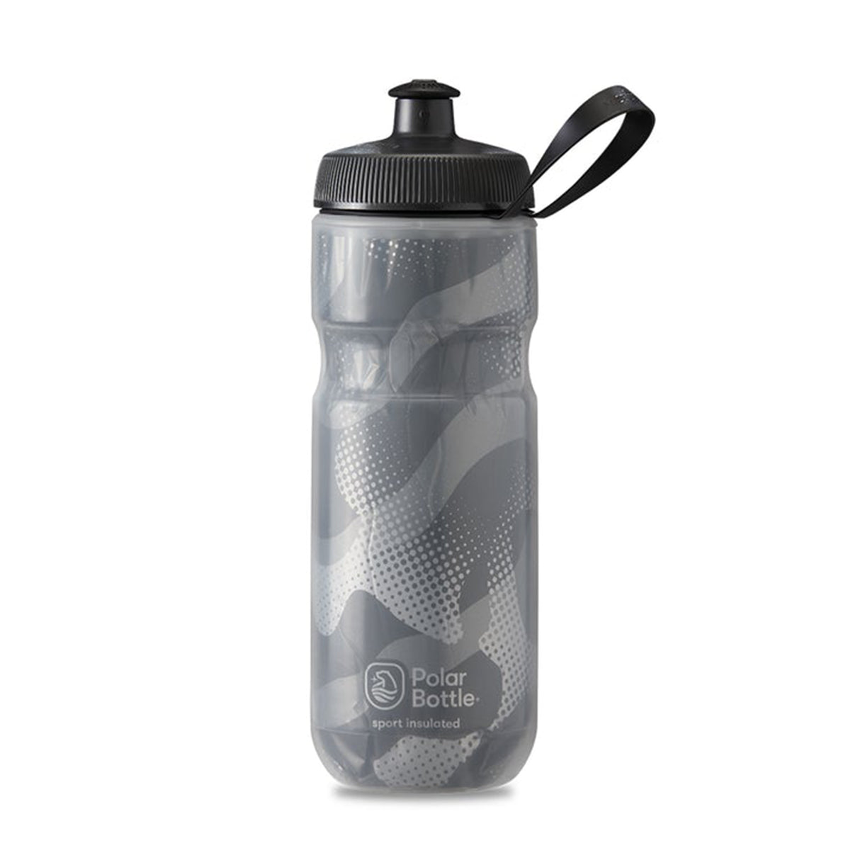 Polar Bottle Sport Insulated Contender - Charcoal/Silver