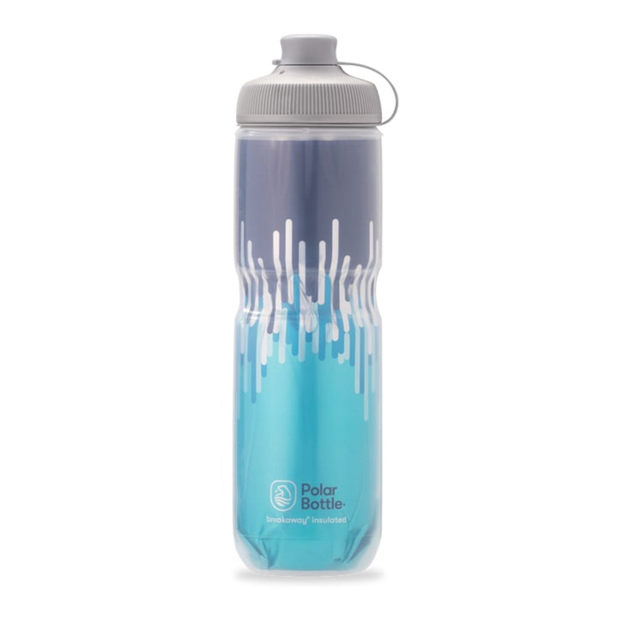 Polar Bottle Breakaway® Muck Insulated Zipper - Slate Blue/Turquoise 709ml