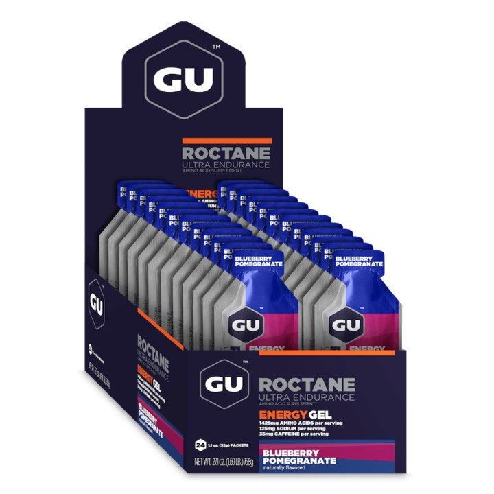 GU ROCTANE Energy Gel Blueberry Pomegranate (24 x 32g)