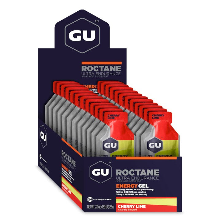 GU ROCTANE Energy Gel Cherry Lime (24 x 32g)