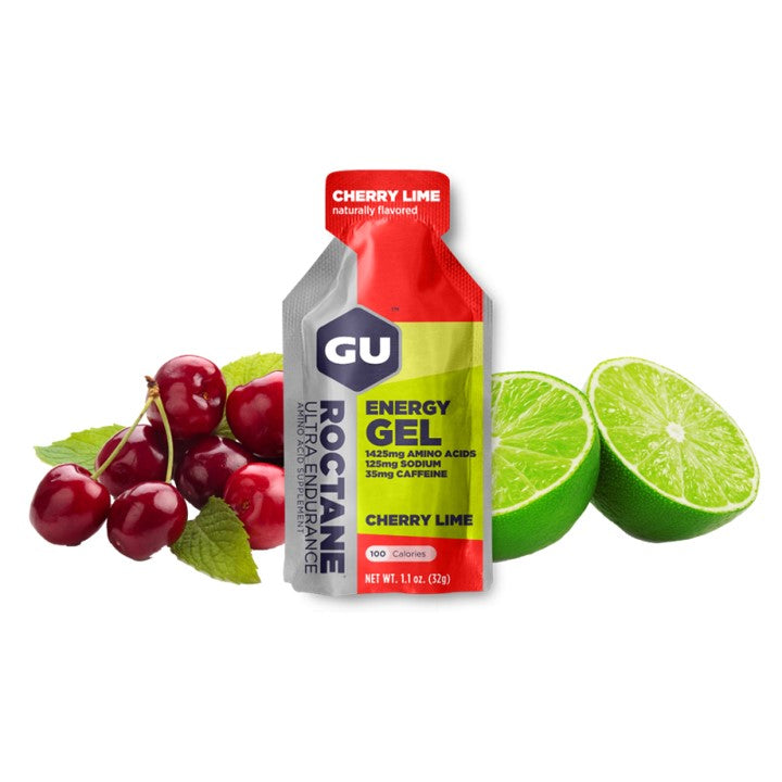 GU ROCTANE Energy Gel Cherry Lime (24 x 32g)