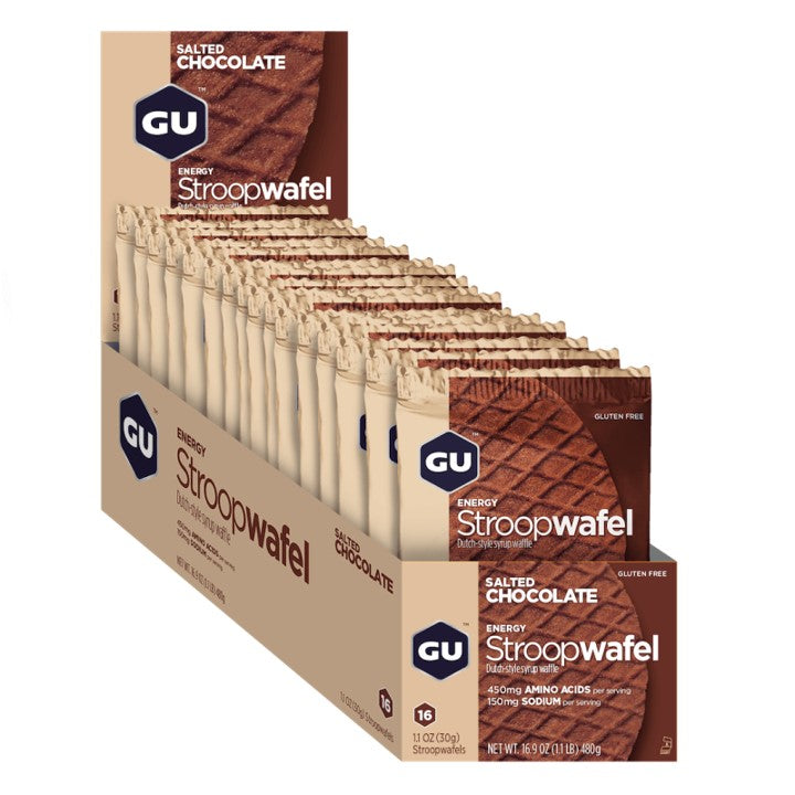 GU Energy Stroopwafel - Salted Chocolate (16 x 30g)