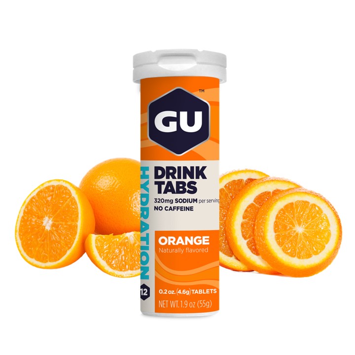 GU Hydration Drink Tabs - Orange 54g 12 Tablets