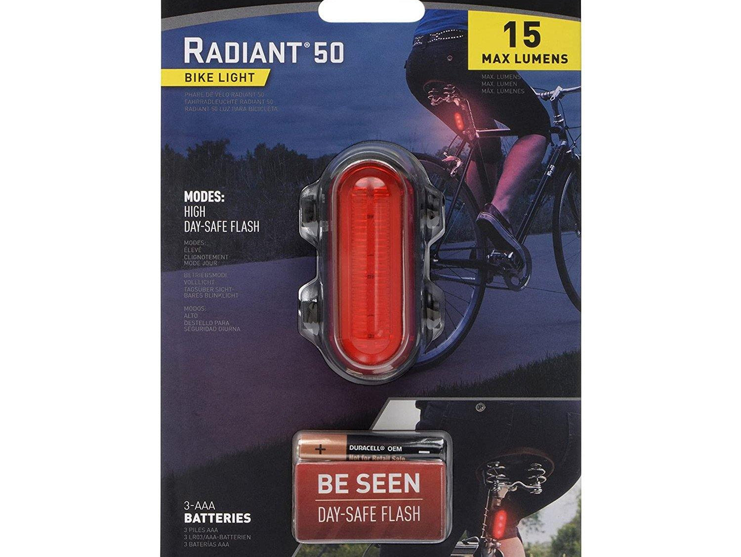 Nite Ize  Radiant® 50 Bike Light - Red - Cycle Souq 