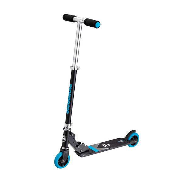 Mongoose Trace 100 mm Folding Scooter - Black/Blue - Cyclesouq.com