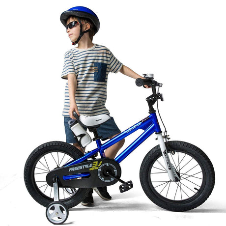 RoyalBaby 14" Freestyle Bicycle - Blue - Cycle Souq 