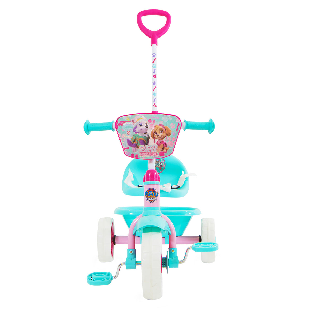 Spartan Nickelodeon Paw Patrol Girls Children's Tricycle with Pushbar