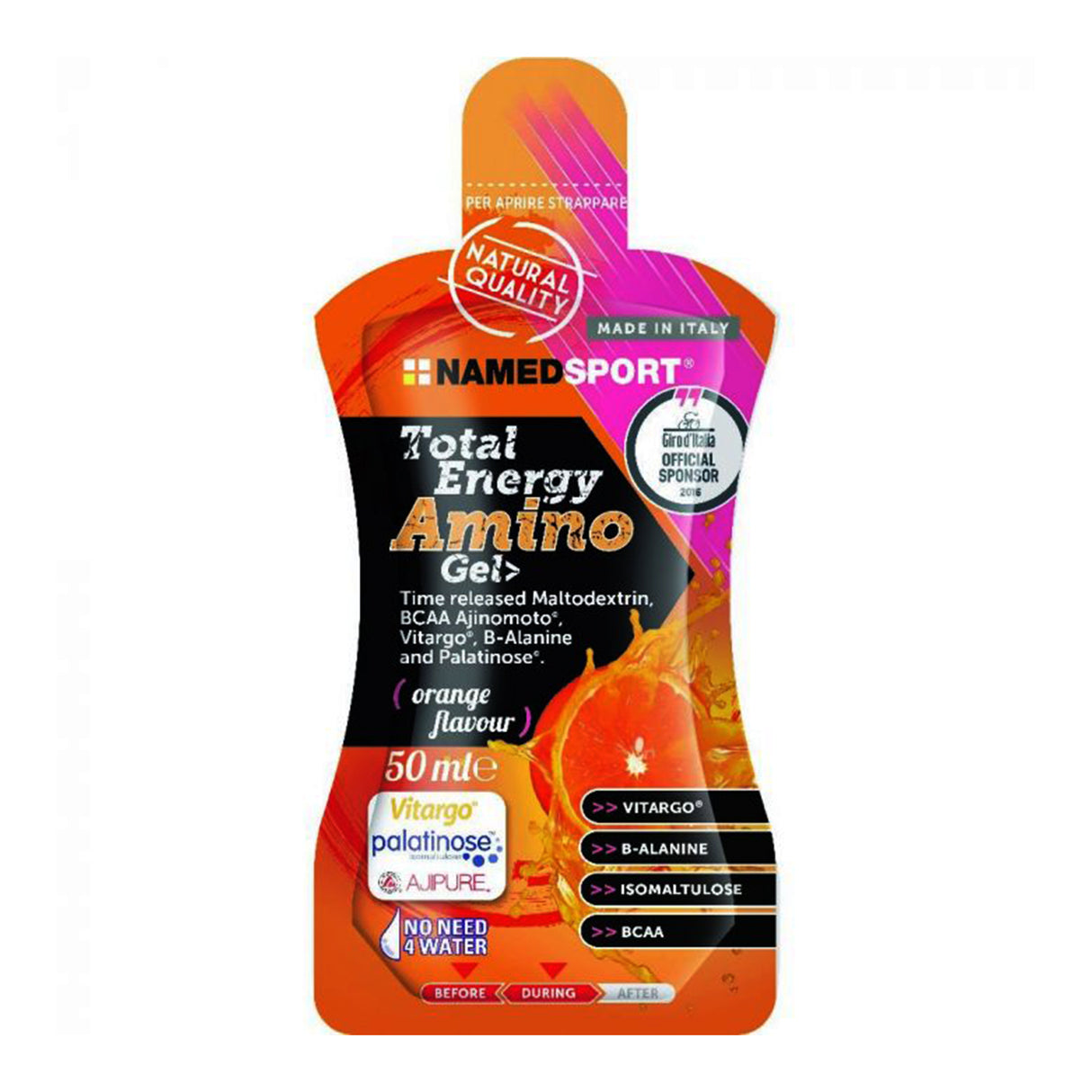 Namedsport Total Energy Amino Gel Orange 50ml