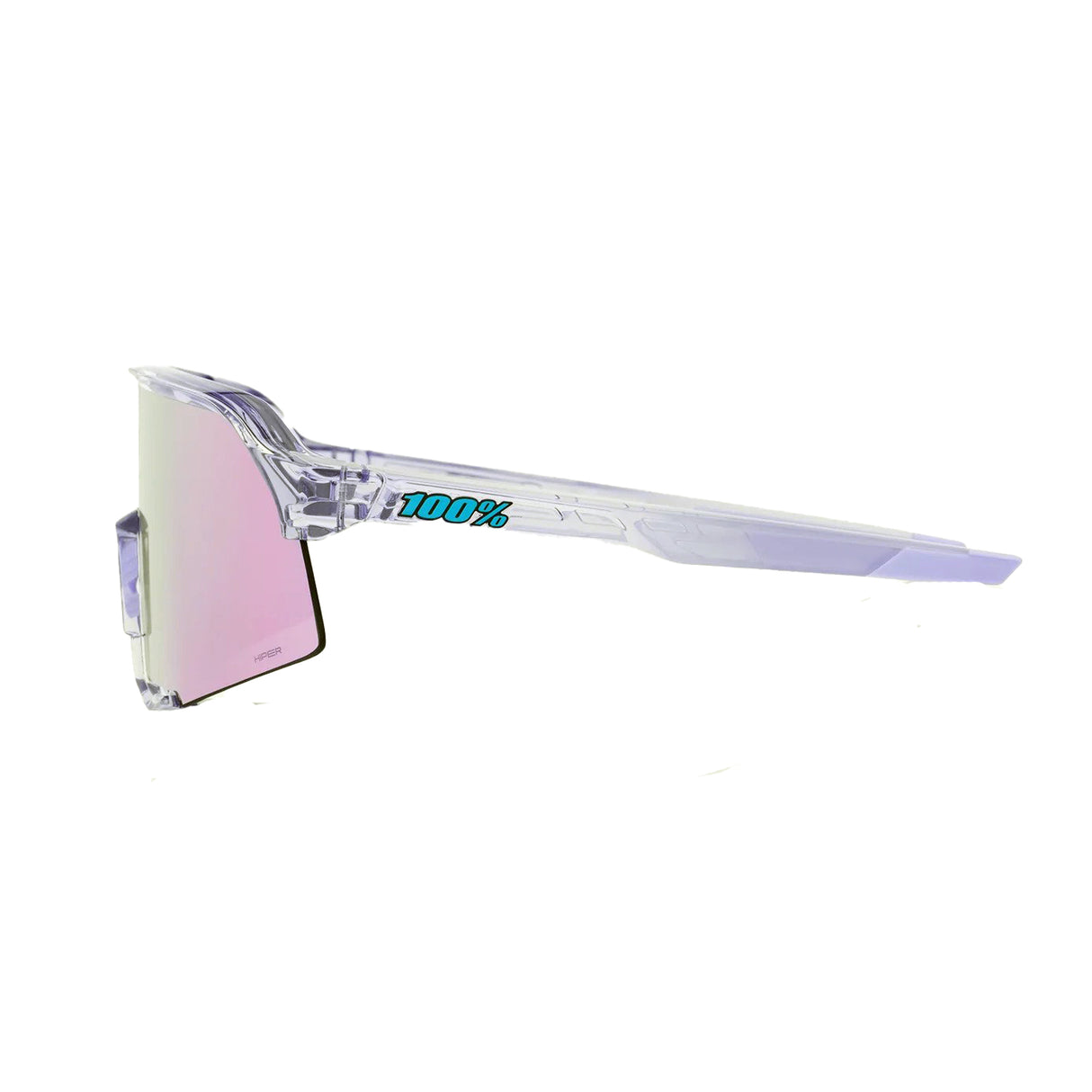 100% S3 Polished Translucent Lavender HiPER® Lavender Mirror Lens