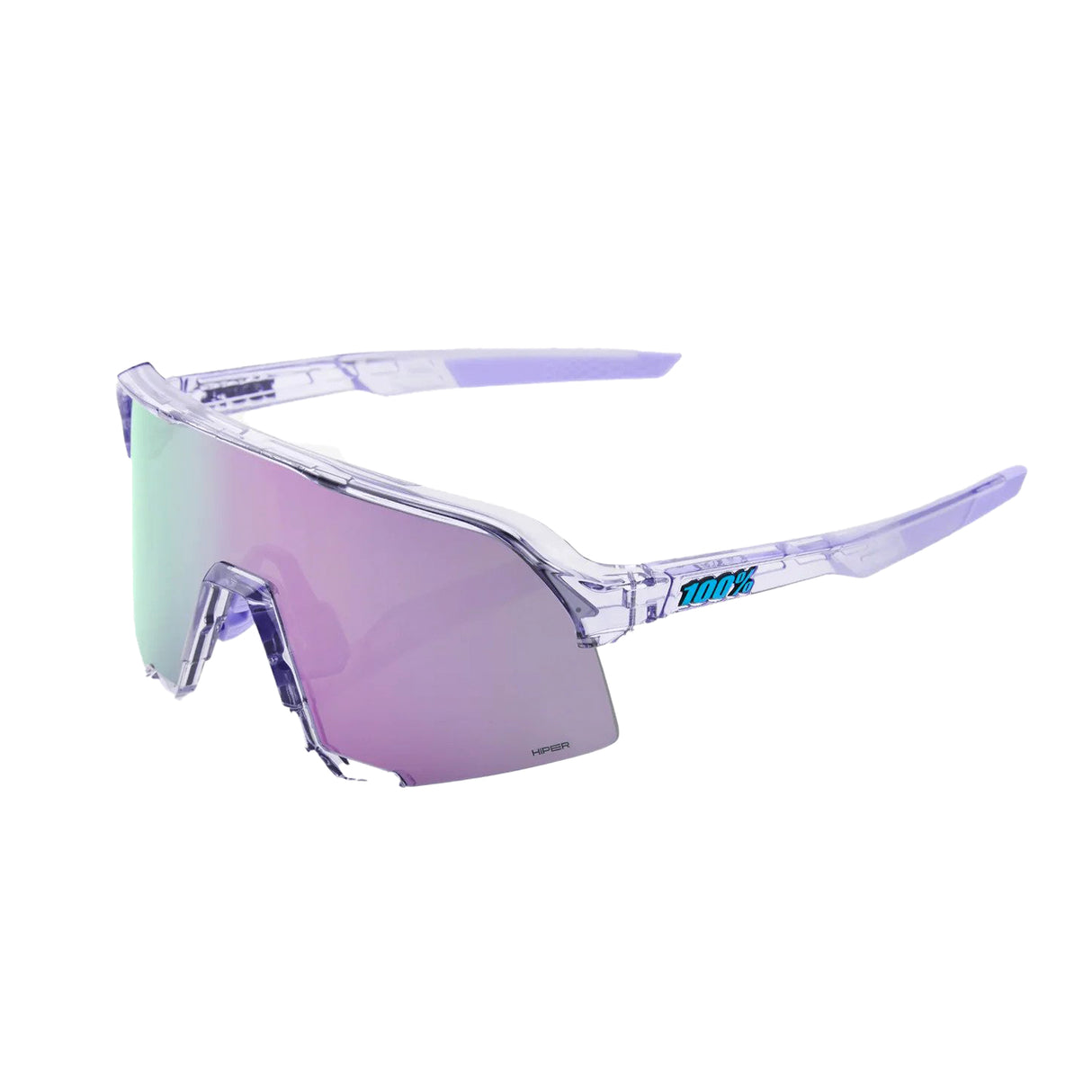 100% S3 Polished Translucent Lavender HiPER® Lavender Mirror Lens