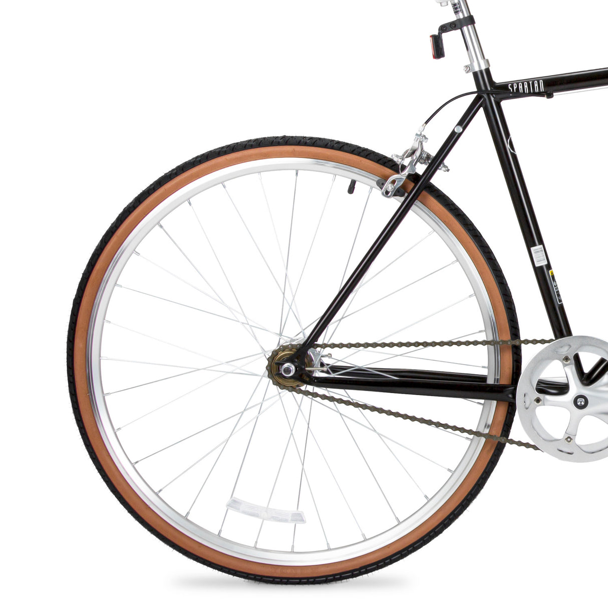 Spartan 700c Platinum Fixie Bicycle (Single-Speed)