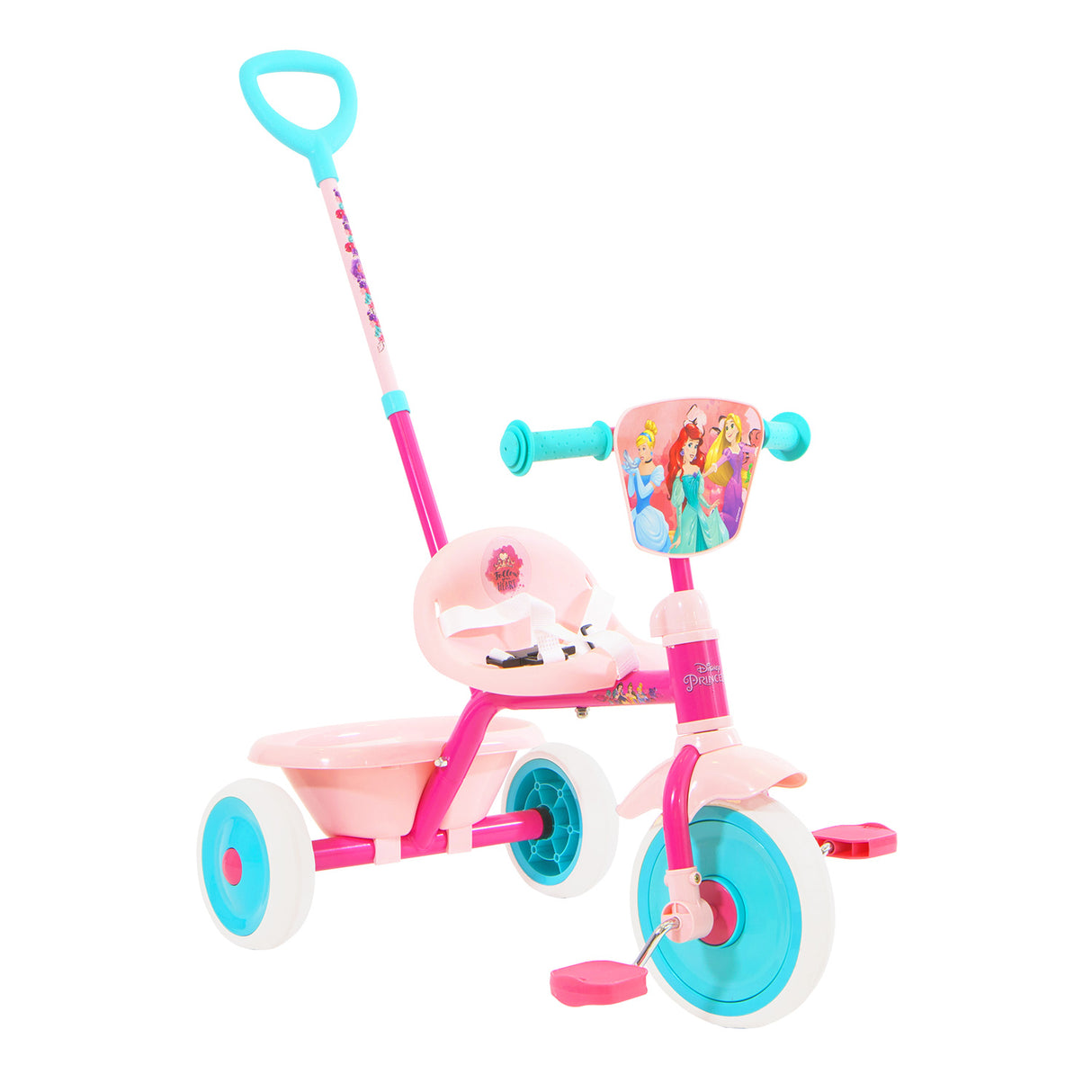 Spartan Disney Princess Children's Tricycle with Pushbar