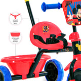 Spartan Disney Mickey Children's Tricycle with Pushbar