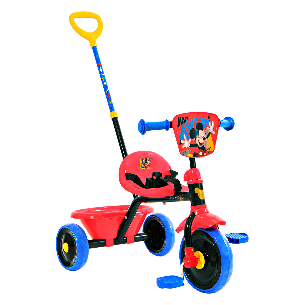 Spartan Disney Mickey Children's Tricycle with Pushbar