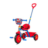 Spartan Marvel Spiderman Tricycle with Pushbar