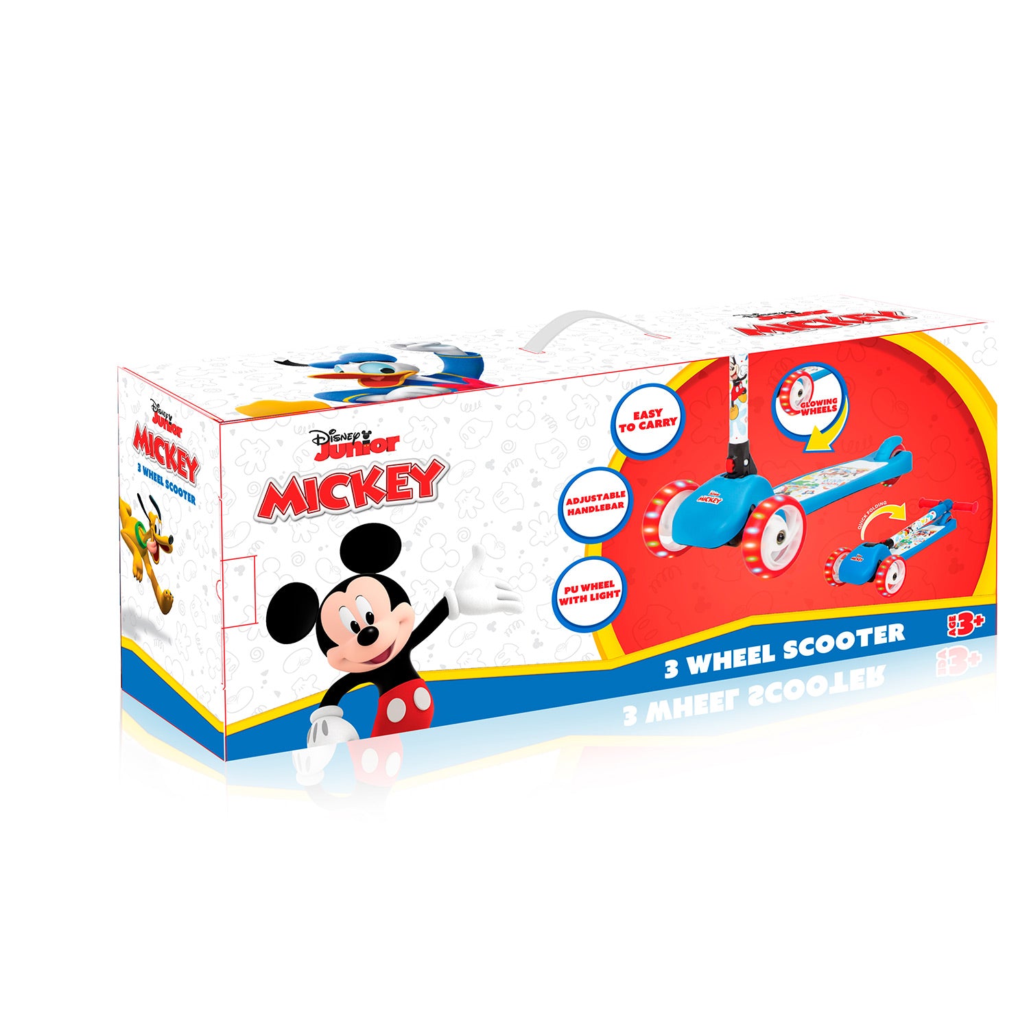 Spartan Disney Mickey 3-Wheel Light Up Scooter