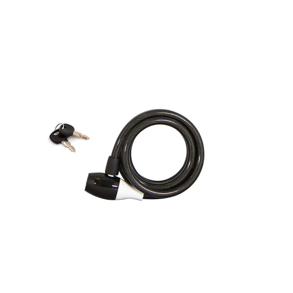 Spartan Cable Lock 180cm - Black - Cyclesouq.com