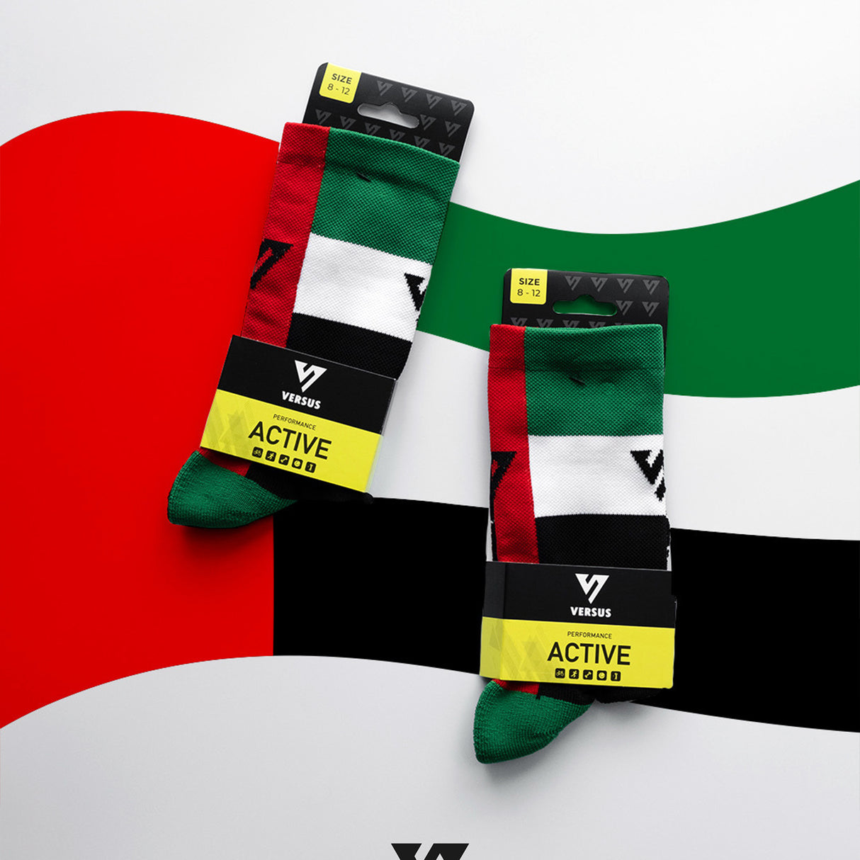 Versus UAE Flag Active Socks