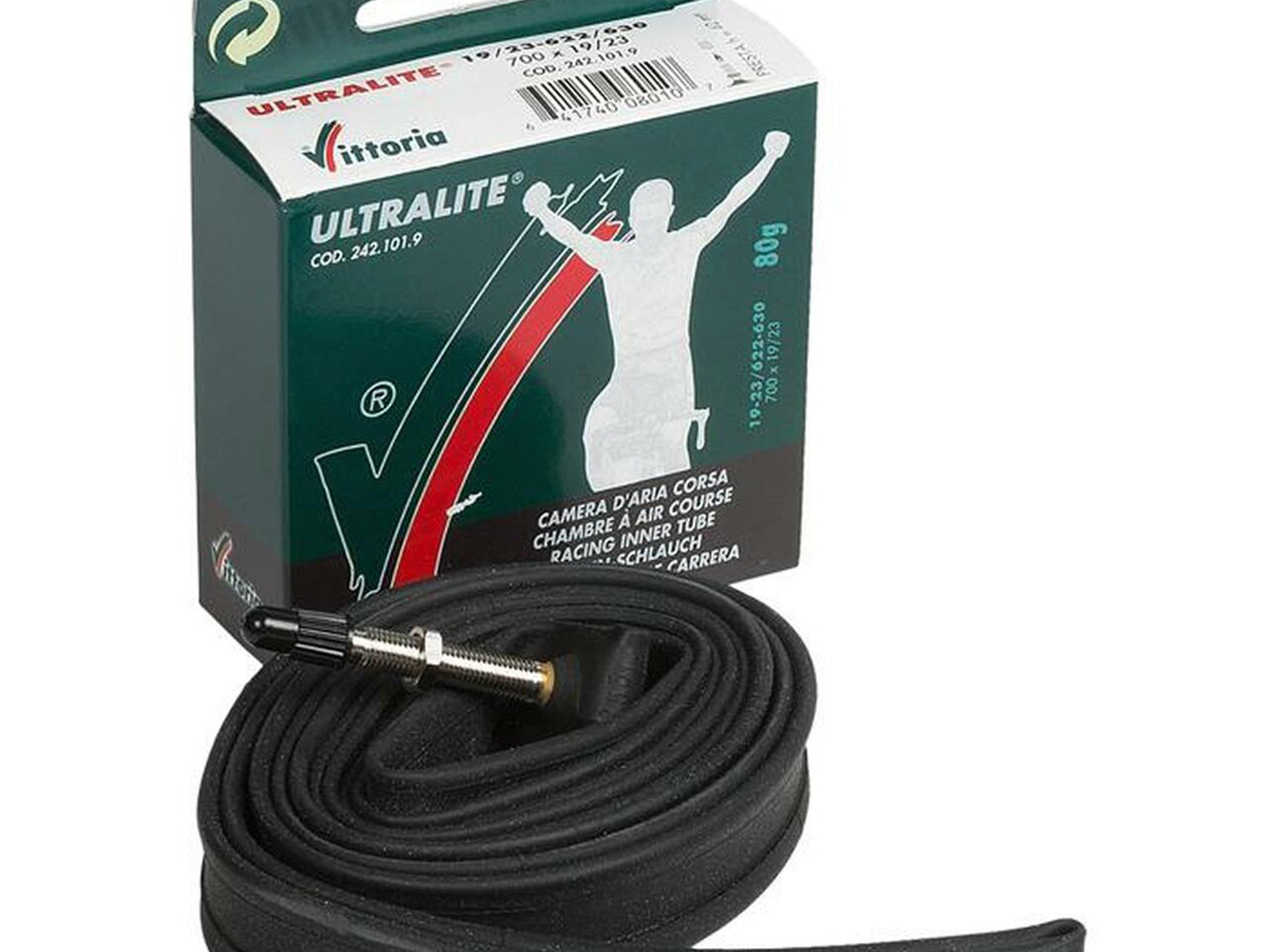 Vittoria Ultralite Latex Inner Tube 700X19/23-622 51M PR