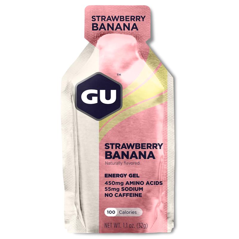 GU Energy Gel - Strawberry Banana (24 x 32g)