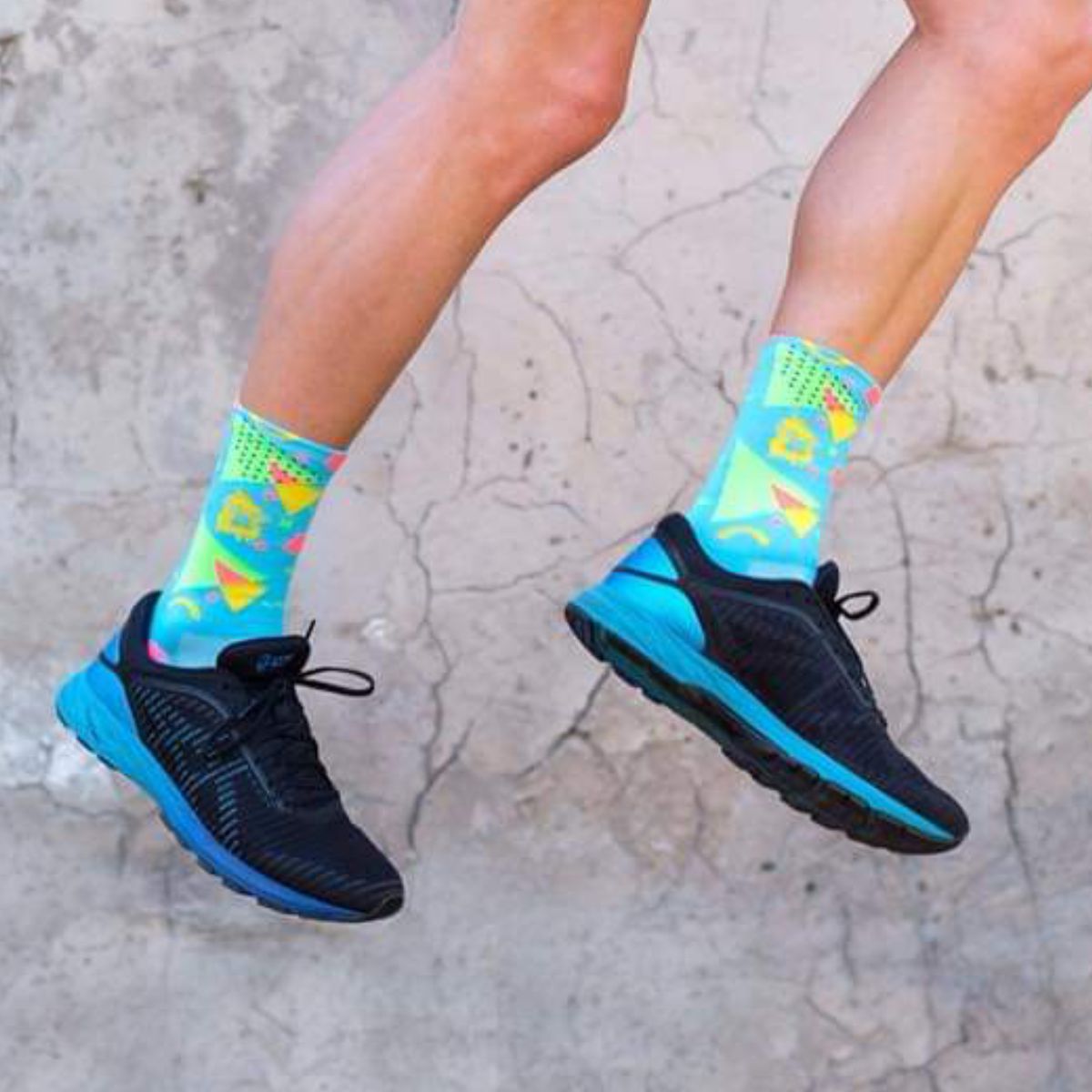 Grumpy Monkey Lumo Blue Socks