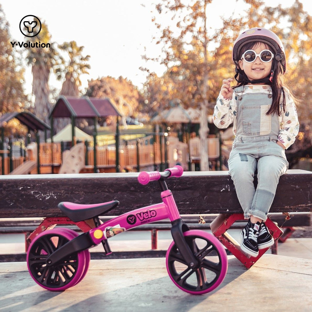 Yvolution - Y Velo Junior Balance Bike - Pink - Cyclesouq.com
